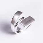 Bold Lilith 925 Sterling Silver Ring - 58 Silver