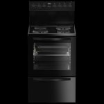 Defy 60 Cm Freestanding Electric Stove Solid Hotplate Black