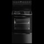 Defy 60 Cm Freestanding Electric Stove Solid Hotplate Black
