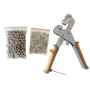 Grommet Eyelet Pliers Kit 6MM Grommet Tool Kit With 300 Metal Eyelets
