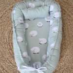 Baby Nest Baby Sleeping Pod Green Dream Big Sheep Set
