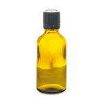 15ML Amber Glass Bottle With Fast Flow Dropper Cap - Black