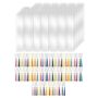 100 Pcs Acrylic Blanks Bookmarks With 100 Pcs Bookmark Tassels