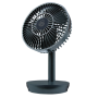 Swan Stealth Rechargeable Desk Fan Black 15CM