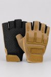 Half-finger Tactical Gloves With Tpr Protection & Gel Padding