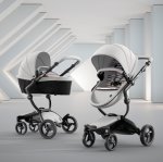 Mima Xari Black Frame - Black Snow White Autumn Stripe
