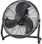 50CM High Velocity Floor Fan Black