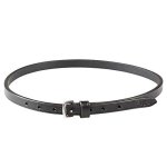 Horze Replacement Flash Noseband Strap Genuine Leather - Black - Warmblood