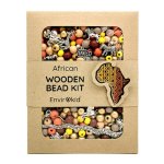 African Wooden Bead Kit