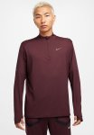 Nike Dri-fit Elmnt Top Hz - Burgundy Crush