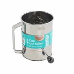 Bakers Secret 11CM 5 Cup Stainless Steel Flour Sifter