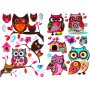 Kids 5D Wall Art Stickers Owl - 2-PACK Bundle - Option 3
