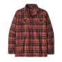 Mens Long-sleeved Organic Cotton Midweight Fjord Flannel Shirt - Guides: Dried Mango / XXL