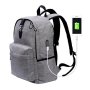 Pocciol Big Travel Laptop Backpack Business Anti Theft Laptop Backpack With USB External Charging Gray