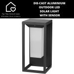 Die-cast Aluminium Outdoor LED Solar Light With Sensor