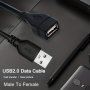 Super Speed USB 2.0 3.3FT Extension Cable Male A To Female A Data Sync & Charge With Ease