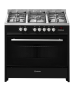 Meireles E915 Bl Gas/electric Cooker 90CM Black - Peachzone