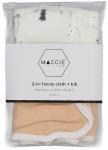 2-IN-1 Burp Cloth + Bib - Scandi Animals Beige