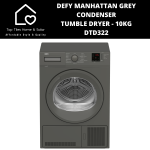 Defy Manhattan Grey Condenser Tumble Dryer - 10KG DTD322