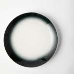 - Ombre Black Dinner Plate