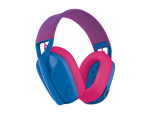 Logitech G435 Lightspeed Wireless Gaming Headset Blue And Raspberry