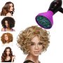 1PCS Universal Foldable Hair Dryer Diffuser Attachment - Curly Textured Hair Styling Tool For Enhanced Natural Curls Unscented - Compatible With Most Hair Dryers