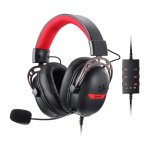 Redragon Over-ear Aurora Gaming Headset – Black – Syntech RD-H376BR
