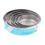 Gabkey Professional Fine Mesh Flour Sifter Round Stainless Steel Flour Sieve Set Of 6