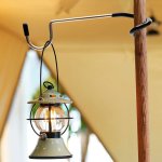 4PCS SET Camping Light Pole Hook Stainless Steel Tent Pole Lamp Hook Multifunctional Outdoor Camping Light Stand Hook Camping Eq