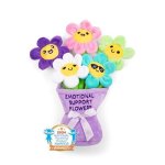 What Do You Meme? Emotional Support Flowers By Relatable Cuddly Stuffed Animals And Plushies Set Includes 5 Flower Plush Toys Wi