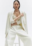 Ribbed Thong Body - White