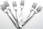 Casey Catering 6 Piece Stainless Steel Dinner Dessert Forks