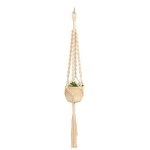 Macrame Plant Hanger Twister Solid Cotton