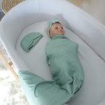 Wrap Set Swaddle Set Sage Green