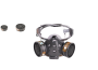Gas Mask With Safety Goggles Dust Respirator With Activated Carbon Filter