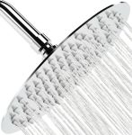 Mirror Finish Slimline Stainless Steel Round Showerhead 8 Inch