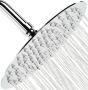 Mirror Finish Slimline Stainless Steel Round Showerhead 8 Inch