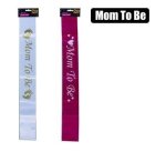Party Sash Mom To Be Asstd