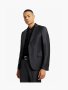 Men&apos S Black Wool Suit Jacket