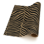 Giftwrapping Paper 5M Roll - Zebra Print On Kraft