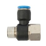 AirCraft Pu Hose Fitting Tee 8MM X 1 4"F X 1 4" M