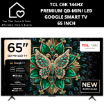 TCL C6K 144HZ Premium Qd-mini LED Smart Google Tv - 65 Inch