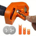 High-precision Drill Bit Sharpener - Multipurpose Grinding Tool For 5 64"-5 8" Bits Diamond Blade Sharpening Stone For High Sp