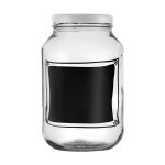 Regent Glass Jar With Chalkboard Label 3L