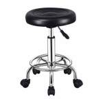 Smte Diyya Rolling Barstool Black With Keychain