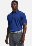 Under Armour Tech Polo - Tech Blue & Pitch Grey