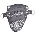 Scissor Pouch With Spider Motif Black Empty