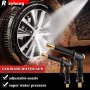 Universal Car Washing Kit: High Pressure Washer Gun Patterns Garden Watering Hose Nozzle Sprinkler - Get A Spotless Car In No Time