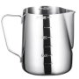 Milk Frothing Jug Stainless Steel 350ML With Measurement Markers