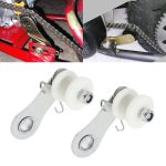 2 Pcs Chain Roller Guide Tensioner Idler For 110CC 125CC 140CC Quad Dirt Bike Atv White